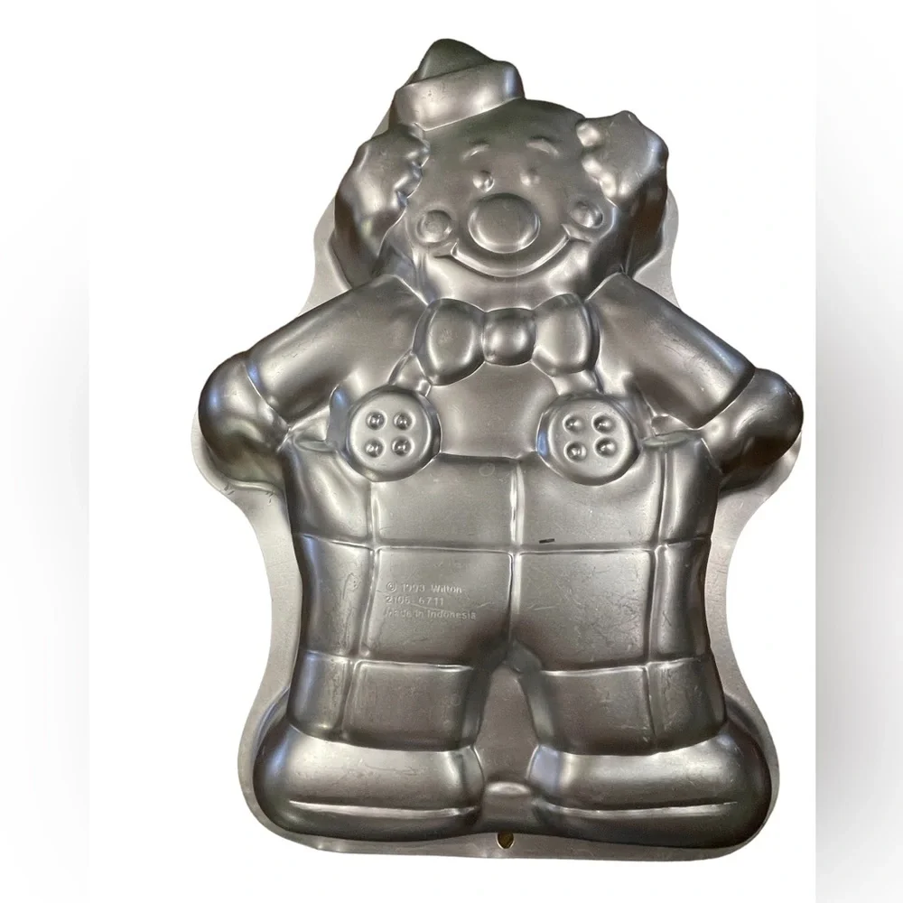 🌸 - VTG retired 1983 Wilton Funny Clown Cake‎ Pan